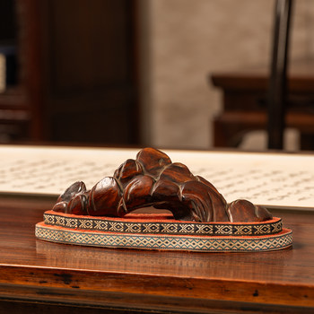 Huanghuali shanzi ornaments and old objects from the qing dynasty