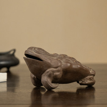 Purple sand golden cicada ornaments antique collection