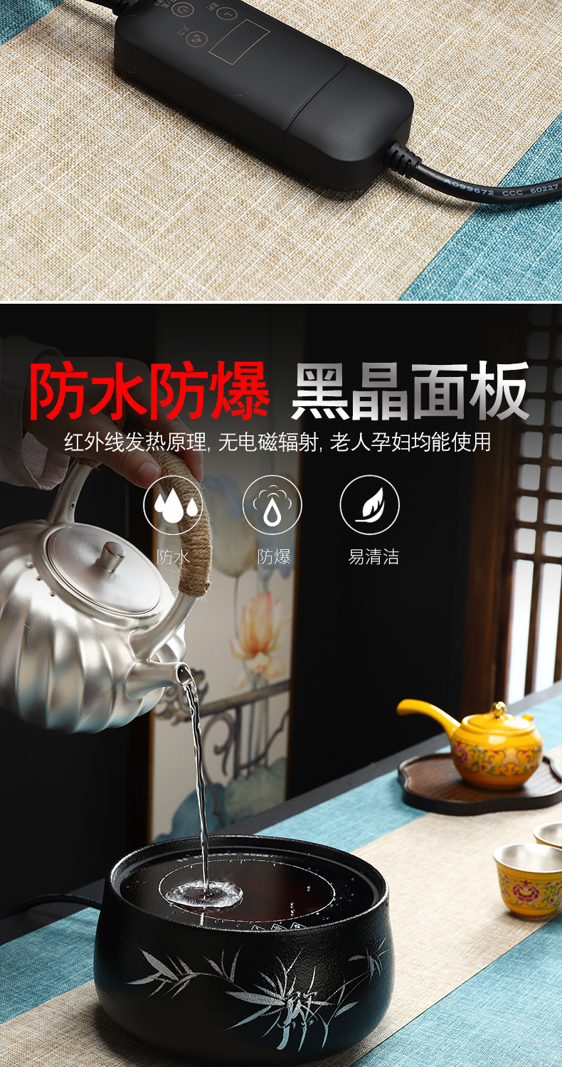 Beauty is superior ceramic electric TaoLu cooking pot small suit household coppering. As silver tea kettle high - capacity waterproof