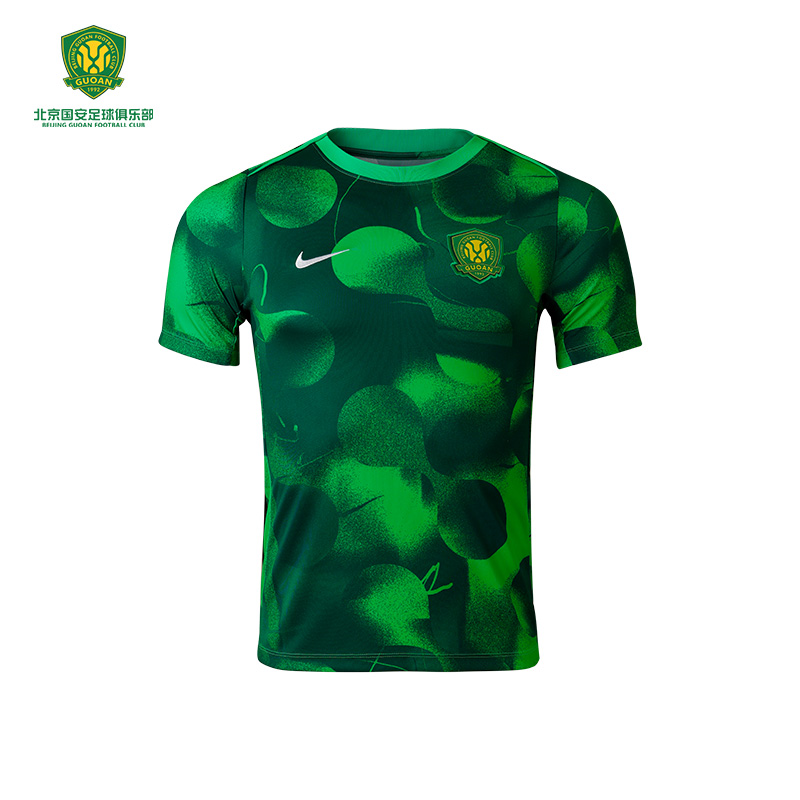 北京国安2025シーズンウォームアップ半袖Tシャツ