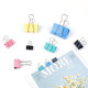 Chuangyi Color Long Tail Clip Swallowtail Clip Office Student Supplies Metal Book File Clip Stationery Large, Medium and Small Financial Notes Phoenix Tail Butterfly Clip Black Wholesale