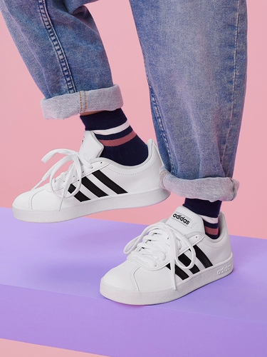 Adidas, туфли, кроссовки, детская белая обувь подходит для мужчин и женщин