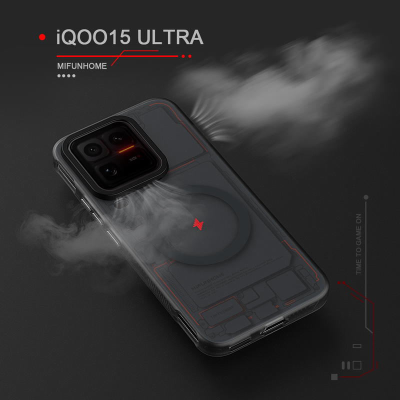 Rice + Original Matte Magnetic Phone Case for Iqoo15Ultra, High-End Imd Technology, Mifunhome