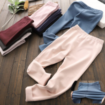 Childrens warm pants wearing De velvet no trace self-heating warm underwear 2019 Winter children one-piece set