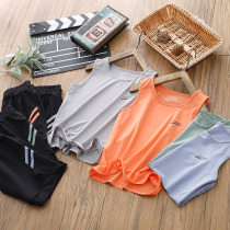 Childrens Vest Shorts Quick Dry Set 2020 Summer New Tong Tong Tong Tong Sports Two Piece Boys Top