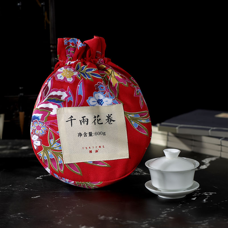 (New Product Debut) Zhengzong Hunan Anhua Black Tea Guojin Chen-Chen-Chen-Chen-Chen-Chen-year-Thousand Two Flowers Tea Hibiscus Pure Material Tea Ceremony