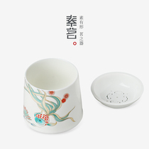 Vegan tea Ceramics Tea Gittoon Water Spittoon Tea Slag Vat Built water light extravaganza Tea Ware Accessories Pen Wash Tea Basin Tea Wash Vat Big