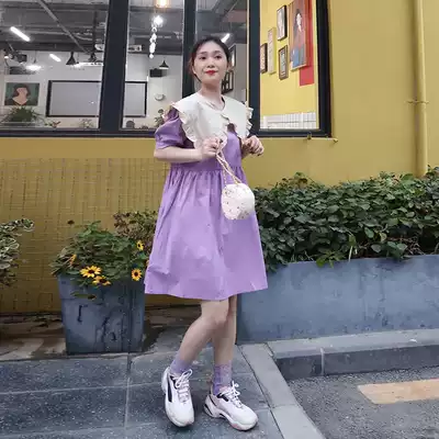 xxs plus small size 145 small baby collar dress 70 Jin super thin women xs small size 150 top summer