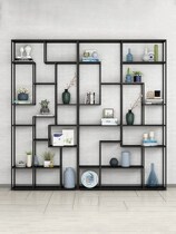 Chinese Bogu Shelf Multi-Treasure Cabinet Brief Modern Partition Tea Shelf Shelving Shelving Cabinet Display Cabinet Swing Piece Boobi Shelf