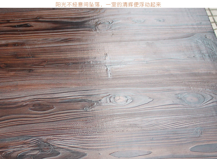 Farmhouse sân nhỏ mái hiên phòng mặt trời Ming và Qing nội thất gỗ rắn carbonized gỗ ngoài trời bàn ghế vuông vuông phân - Bàn ghế ngoài trời / sân bộ bàn ghế ban công