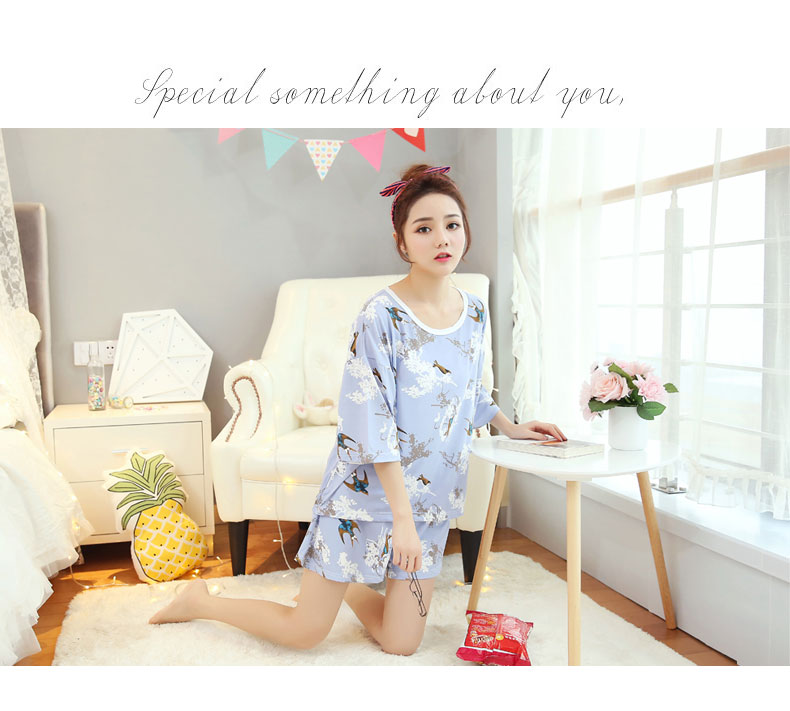 Pyjama pour femme à manche courte - Ref 2998451 Image 13