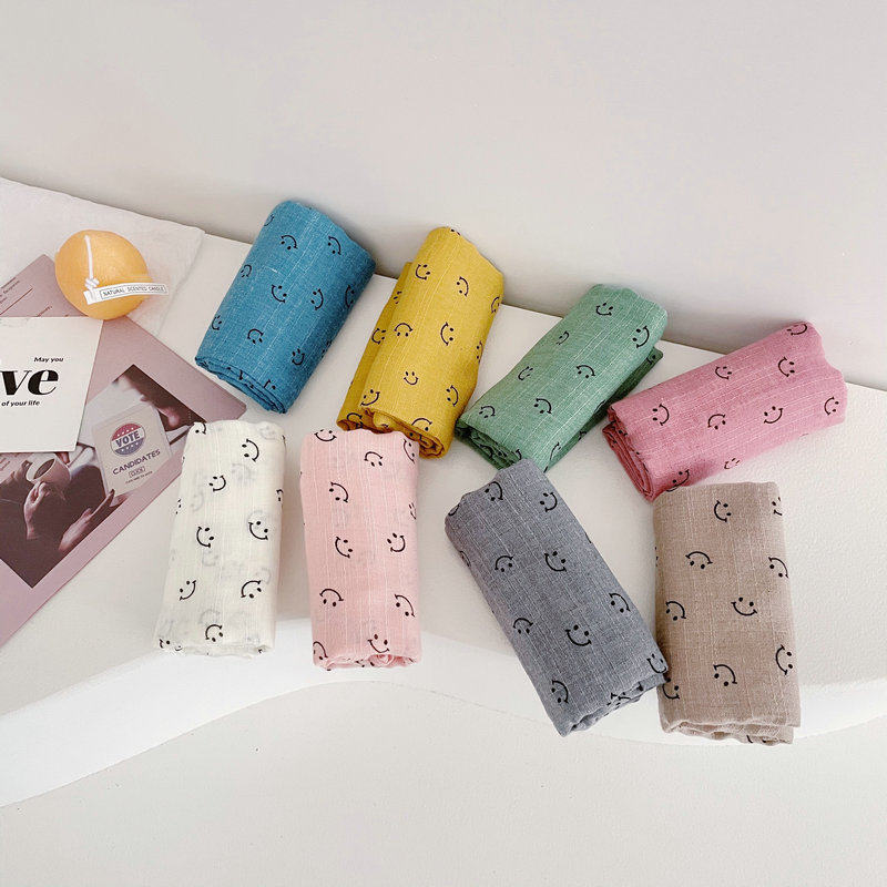 Children's scarf spring and autumn thin section tide cotton and linen children's baby scarf autumn and winter men's cotton girls' baby silk scarf windproof