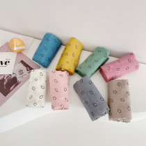 Childrens scarf spring and autumn thin tide cotton linen Children Baby collar autumn winter male cotton girl baby scarf windproof