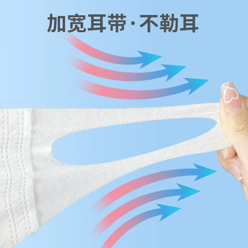 Трехмерная белая одноразовая медицинская маска, упаковка, 3D