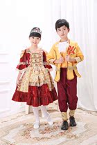 Childrens photography European boy female Prince table performance retro costume girl princess palace costume drama costume