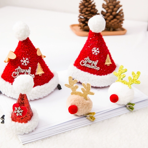 Рождественский детский мультяшный милый аксессуар для волос подходит для мужчин и женщин для друга, подарок на день рождения