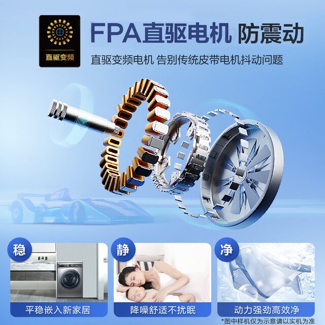 Haier direct drive variable frequency drum heat pump washing and drying set washing machine dryer MATE7W white