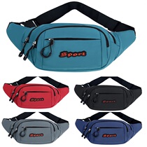 Multi-layer mens pockets new multifunctional solid color Oxford spinning womens wear-resistant outdoor sports mobile phone coin purse