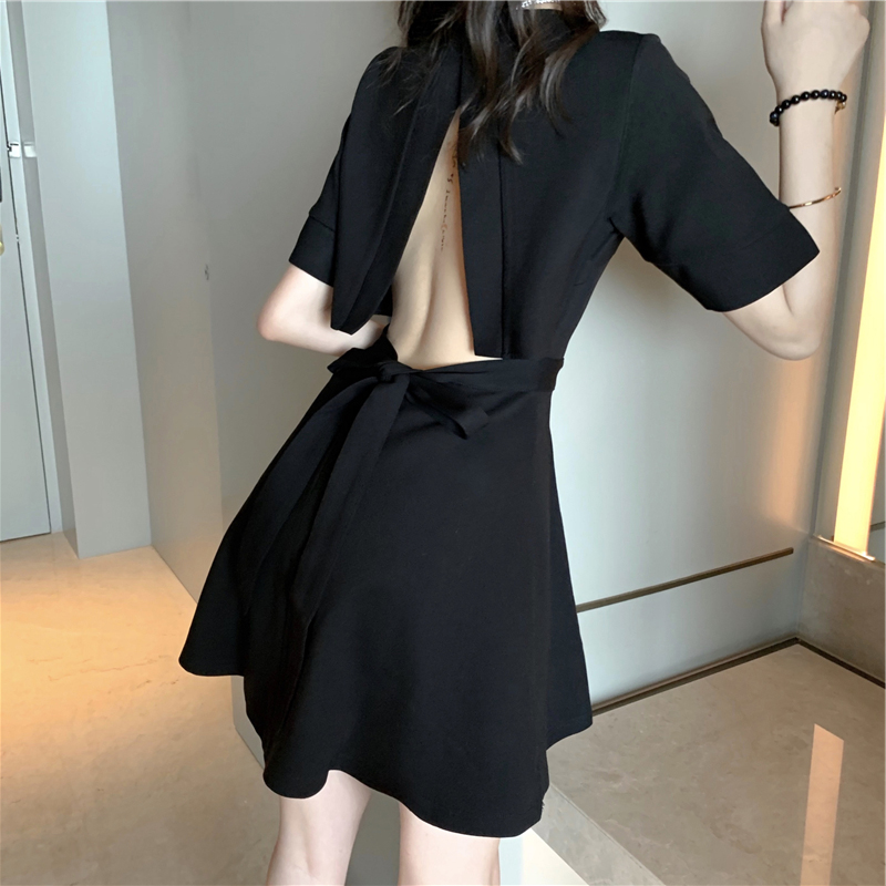 Herbenwind salt can be salable with sweet dew back skirt temperament Fanfa-style retro light ripeness and super-fairy-style summer