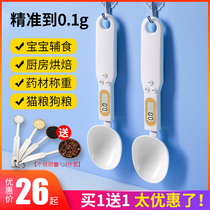 Electronic scale measuring spoon accurate weighing spoon Kitchen household baking weighing spoon scale spoon weighing scale weighing in grams