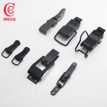 Stainless steel black buckle Luggage lock Duckbill buckle Toolbox buckle buckle Hardware accessories