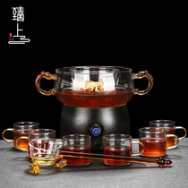 Zhenshon electric pottery stove tea cooker glass cooking teapot small automatic black and white tea steam cooking tea stove kung fu suit