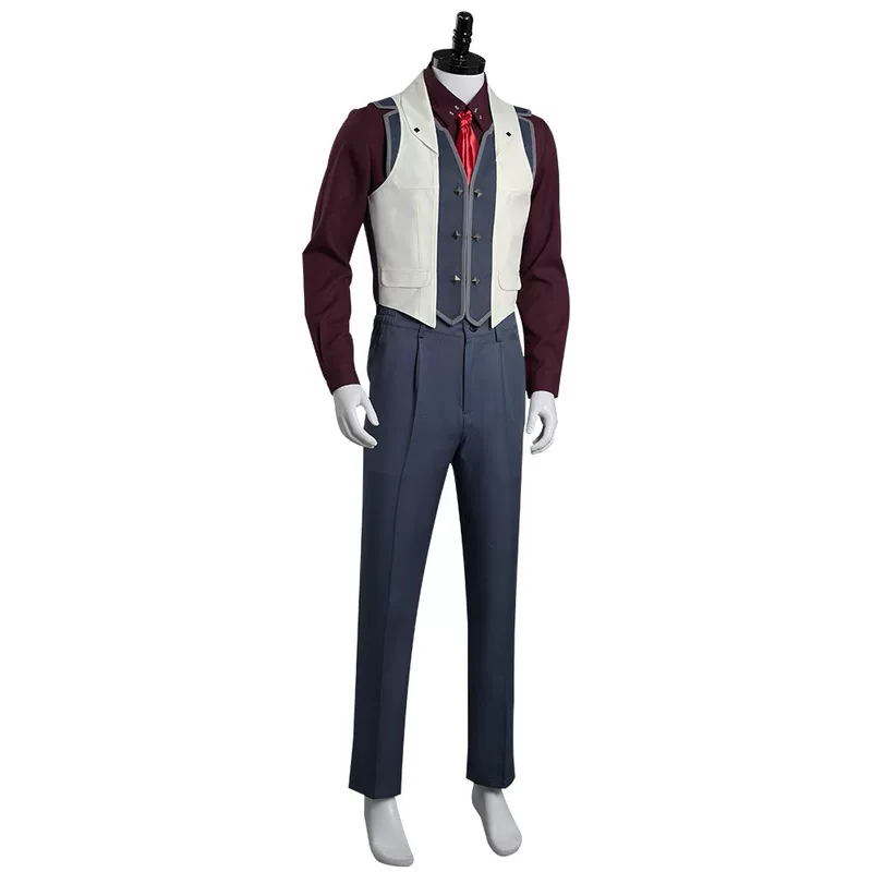 League of Legends: Arcane Viktor, Jayce, Jinx cosplay costume. cosplay — main view