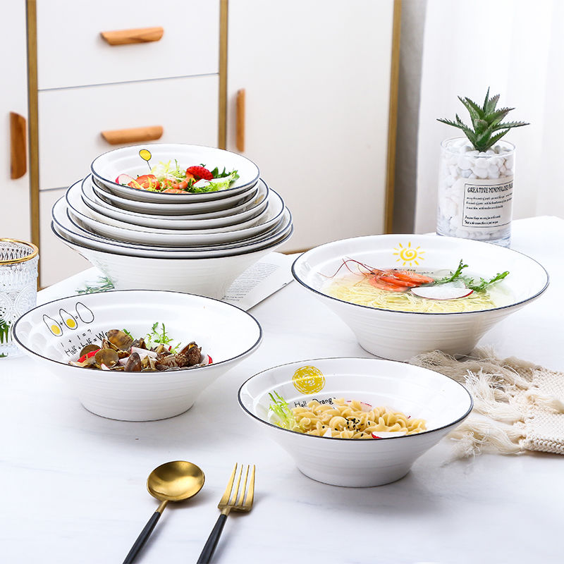 Focus on the collection store polite Nordic creative ceramic salad bowl eat rainbow such as bowl mercifully rainbow such as bowl hat to bowl ltd. plane