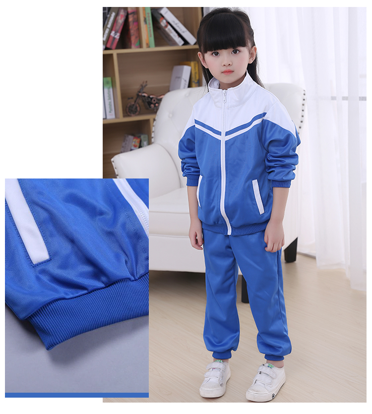 Quần áo sân vườn mẫu giáo tùy chỉnh đồng phục trường tiểu học trẻ em lớp quần áo giáo viên thể thao lớp một bộ đồ thể thao mùa xuân và mùa thu quần đồng phục học sinh