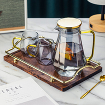 Tea tray household set living room tray kettle set water utensils drinking water cup teapot modern simple tea plate