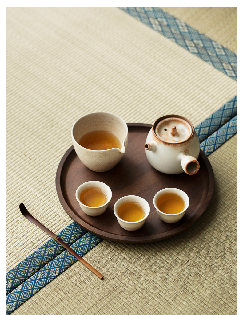 By weight of dry bamboo tea tray was single pot bearing pot rectangular tray was Japanese contracted household tea sets of bamboo