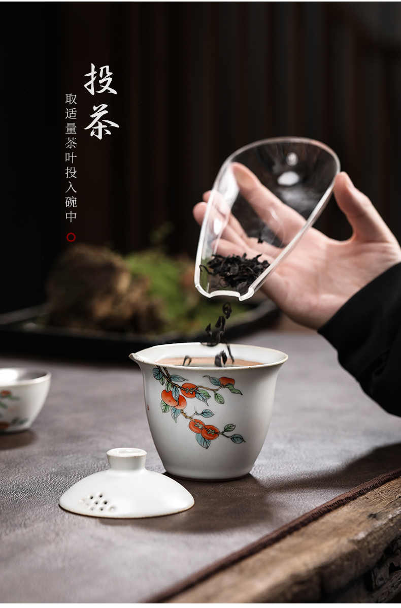Stick your up to crack a pot of three Japanese ceramic kung fu tea set of a complete set of portable travel two people