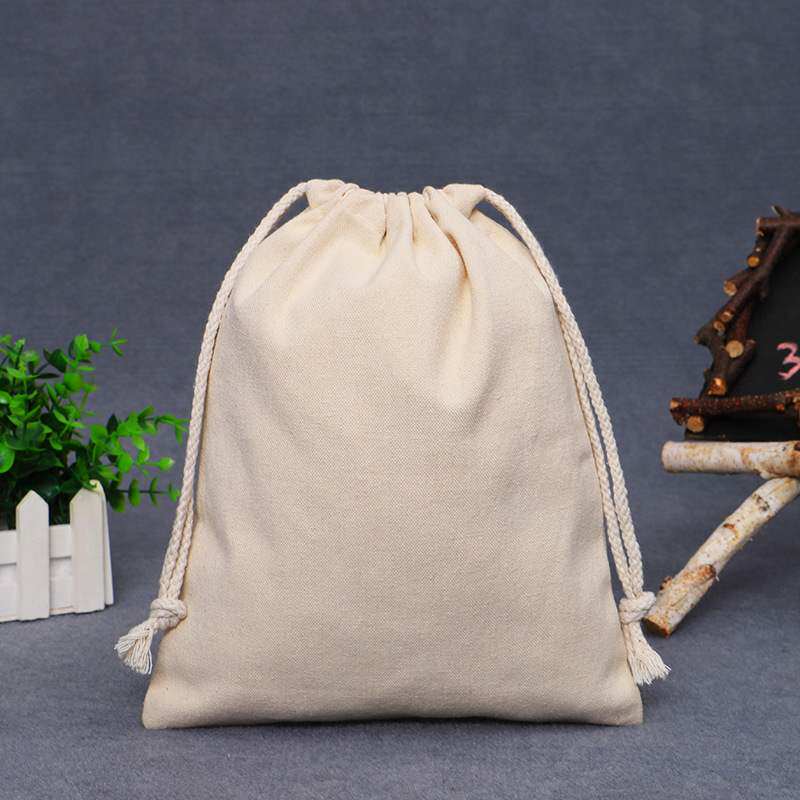 Customized pocket spot small cloth bag custom corset pocket canvas bag custom gift drawstring rice bag custom print
