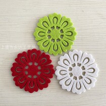 New Creative Eu Style Home Felt Absorbent Cup Cushion Dining Mat Insulation Mat Anti-Burn Cushion Multicolored