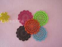 Special deal with creative non-woven felt thickened tea cup mat absorbent fabric coaster non-slip insulation mat