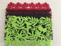 Special price handling foreign trade tail single felt dining cushion cup cushion heat insulation cushion absorbs water well