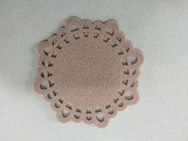 Creative non woven felt thickened cha bei dian absorbent cloth coasters antiskid insulation mat 15cm