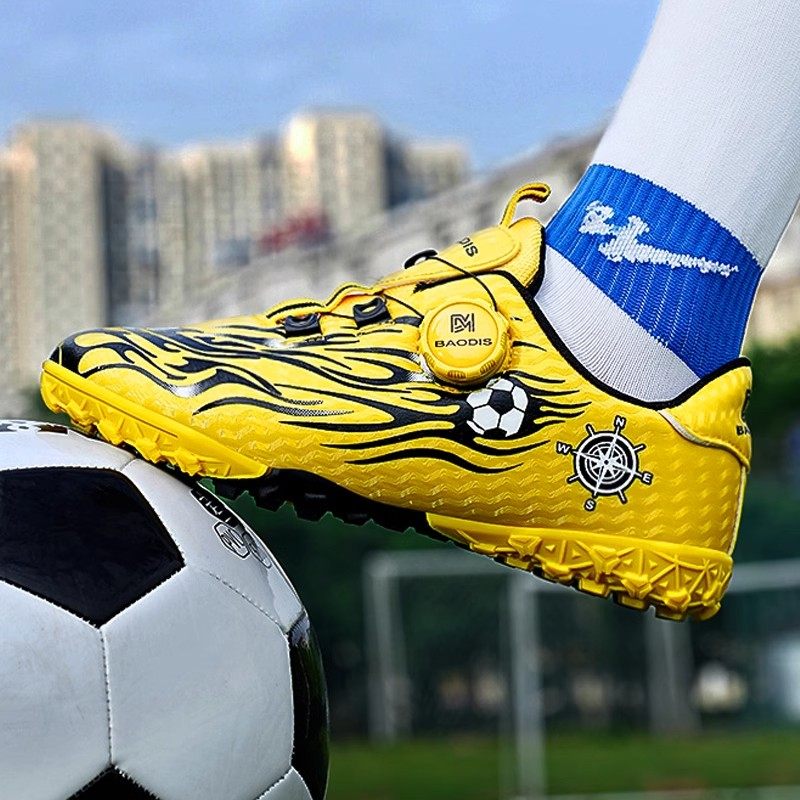 Brand Kidsren's Football Shoes, Boys' Shoes, Tf Spiked Shoes, Primary School Students' Non-Slip Boys' Sports Professional Training Shoes