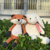 Foreign trade original single genuine classic American Manhattan Toy manhattantoy Fox white rabbit plush doll