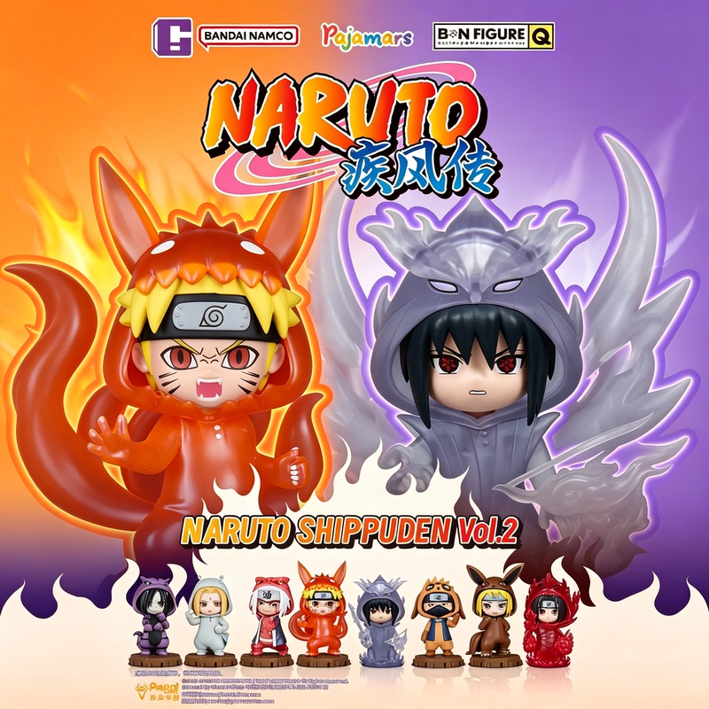 【New Model】Bandai Bnfigure Q Pajamars Series Second Edition Naruto Shippuden Blind Box 【New Model】Bandai Bnfigure Q Pajamars Series Second Edition Naruto Shippuden Blind Box