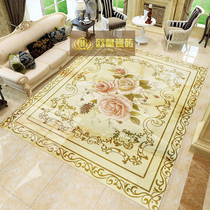 Eurostyle Living Room Parquet Floor Tiles Villa Restaurant Imitation Water Knife Tiles Warm Yellow Entrance Mystic Crystallite Stone Art Brick