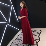 Вечернее платье, зимний элитный лонгслив, бордовая юбка, изысканный стиль
