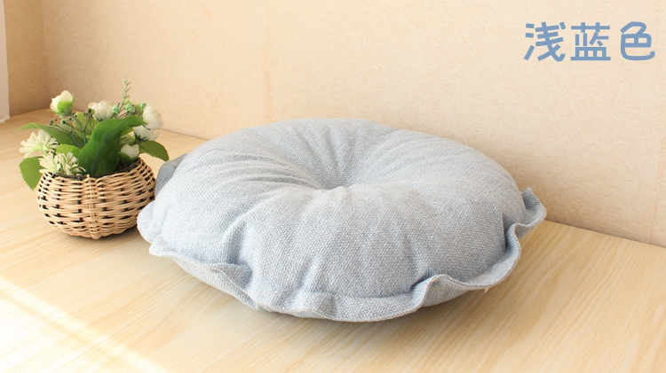 Tinh khiết lanh futon đệm cửa sổ và đệm dày vải yoga chơi ban công vòng tatami đệm - Ghế đệm / đệm Sofa thảm ghế sofa