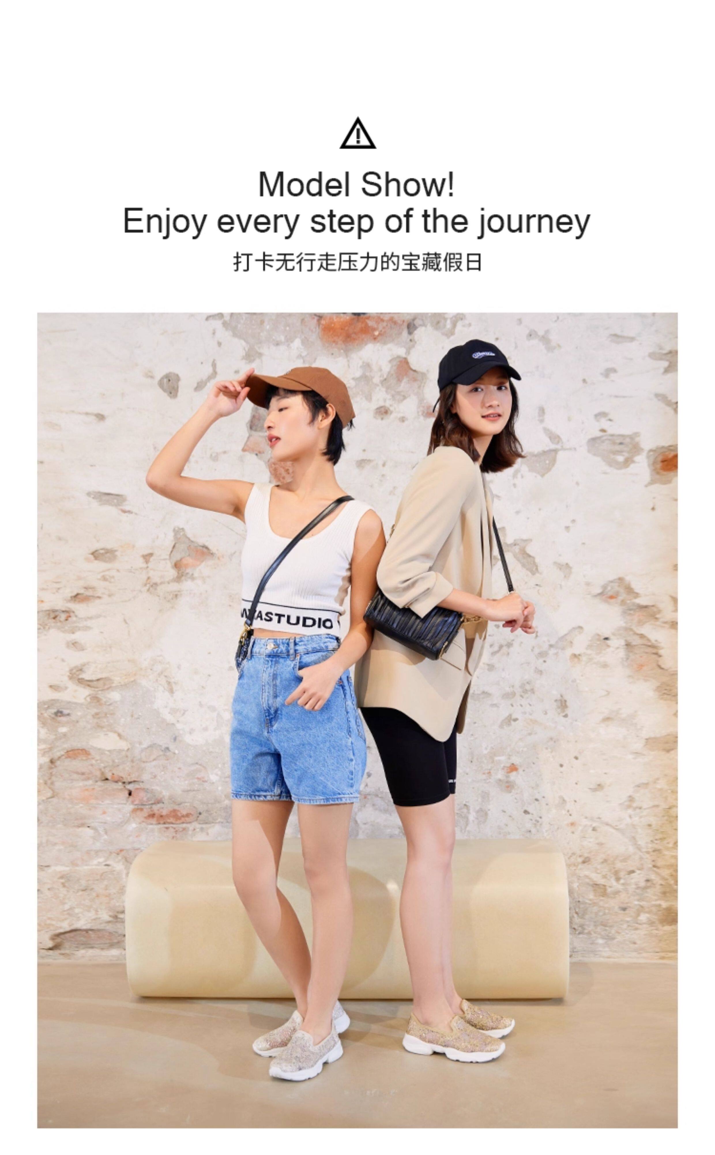Энергичный обувь 快乐玛丽凉鞋女2026夏季新款蕾丝镂空透气休闲鞋一脚蹬健步鞋女 J &
