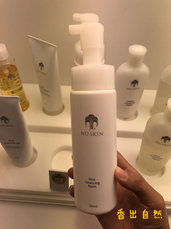 日本如新nuskin face cleansing foam 洁面泡/摩丝200ml