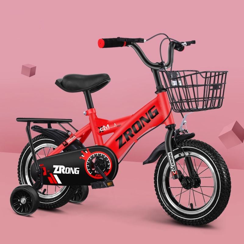 3-6 year old children boys and girls bicycle with auxiliary wheel baby bicycle female princess car primary school bicycle