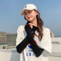 Summer Ice Cuff Ice Silk Sunscreen Cover for men and women Blocked Ultraviolet Outdoor Riding for Mens Fashion Ice Sleeveless