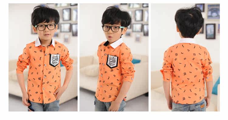 Chemise garcon à manche longue - Ref 2076800 Image 35