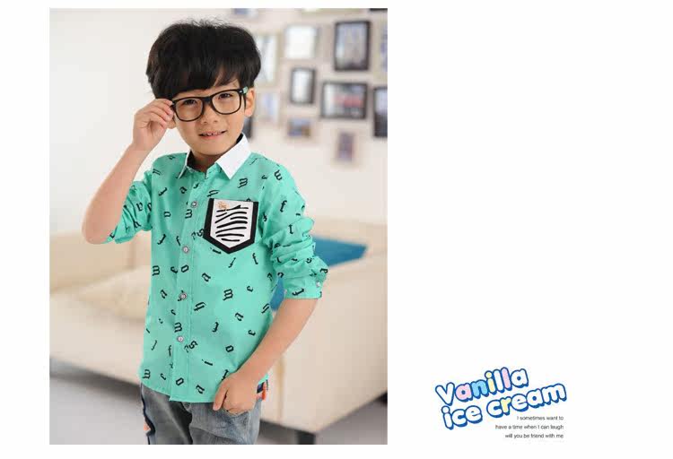 Chemise garcon à manche longue - Ref 2076800 Image 40