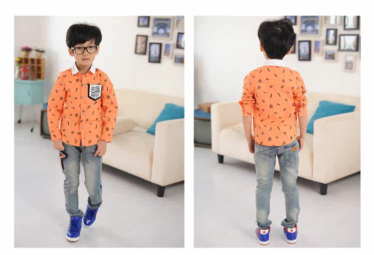 Chemise garcon à manche longue - Ref 2076800 Image 31